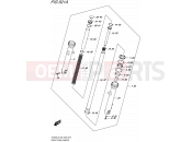 SUZUKI TU250X L5 (2015) (E03,E28,E33) 521A - FRONT FORK DAMPER