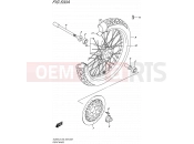 SUZUKI TU250X L5 (2015) (E03,E28,E33) 530A - FRONT WHEEL