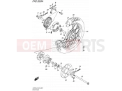 SUZUKI TU250X L5 (2015) (E24) 550A - REAR WHEEL
