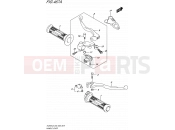 SUZUKI TU250X L6 (2016) (E03,E28,E33) 467A - HANDLE LEVER