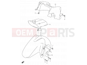 SUZUKI UC150 X (1999) Epicuro 38 - FRONT FENDER