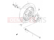 SUZUKI UC150 X (1999) Epicuro 48 - FRONT WHEEL (MODEL X)