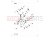 SUZUKI UH125 K7 (2007) Burgman (E02) 36 - REAR LEG SHIELD