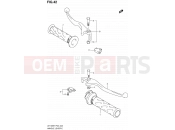 SUZUKI UH125 K7 (2007) Burgman (E02) 42 - HANDLE LEVER