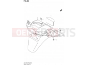 SUZUKI UH125 K7 (2007) Burgman (E02) 43 - REAR FENDER