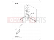 SUZUKI UH125 K7 (2007) Burgman (E02) 56 - REAR MASTER CYLINDER