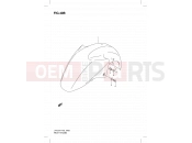 SUZUKI UH125 K9 (2009) Burgman (E02) 40B - FRONT FENDER (MODEL K9)