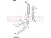 SUZUKI UH125 K9 (2009) Burgman (E02) 53 - REAR SWINGINGARM