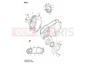 SUZUKI UH150 K6 (2006) Burgman 6 - CRANKCASE COVER
