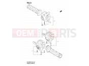 SUZUKI UH150 K6 (2006) Burgman 31 - HANDLE SWITCH