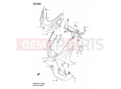 SUZUKI UH150 K6 (2006) Burgman 36D - FRONT LEG SHIELD (MODEL K6)