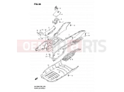 SUZUKI UH150 K6 (2006) Burgman 38 - REAR LEG SHIELD