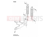 SUZUKI UH150 K6 (2006) Burgman 56 - REAR SWINGING ARM