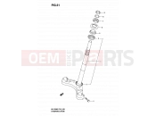 SUZUKI UH150 K6 (2006) Burgman 51 - STEERING STEM