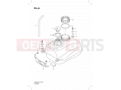 SUZUKI UH200G L3 (2013) Burgman (P19) 44 - FUEL TANK