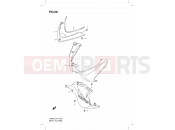 SUZUKI UH200G L3 (2013) Burgman (P19) 50 - RONT LEG SHIELD (UH200GL3 P19)