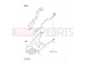 SUZUKI UH200G L3 (2013) Burgman (P19) 61 - SIDE LEG SHIELD (UH200ZRL3 P19)