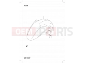 SUZUKI UH200G L3 (2013) Burgman (P19) 65 - FRONT FENDER (UH200GL3 P19)