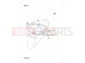 SUZUKI UH200G L3 (2013) Burgman (P19) 73 - REAR FENDER