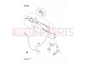 SUZUKI UH200G L3 (2013) Burgman (P19) 100 - REAR CALIPER