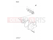 SUZUKI UX125 K8 (2008) Sixteen (P19) 16 - WATER PUMP