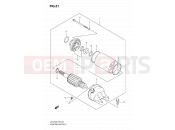 SUZUKI UX125 K8 (2008) Sixteen (P19) 21 - STARTING MOTOR