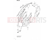 SUZUKI UX125 K8 (2008) Sixteen (P19) 35 - FRAME COVER