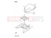 SUZUKI UX125 K8 (2008) Sixteen (P19) 38 - REAR LEG SHIELD