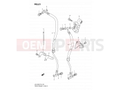 SUZUKI UX125 L0 (2010) Sixteen (P02) 51 - FRONT BRAKE HOSE