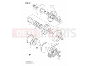 SUZUKI UX125 L0 (2010) Sixteen (P19) 19 - TRANSMISSION (1)