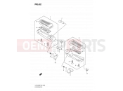 SUZUKI UX125 L0 (2010) Sixteen (P19) 32 - FOOTREST