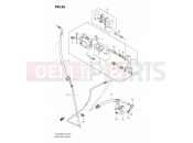 SUZUKI UX125 L0 (2010) Sixteen (P19) 55 - REAR CALIPER