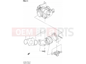 SUZUKI UX125 L1 (2011) Sixteen (P19) 11 - THROTTLE BODY