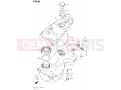 SUZUKI UX125 L1 (2011) Sixteen (P19) 35 - FUEL TANK