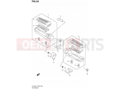 SUZUKI UX125 L1 (2011) Sixteen (P19) 33 - FOOTREST