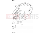 SUZUKI UX125 L1 (2011) Sixteen (P19) 36 - FRAME COVER