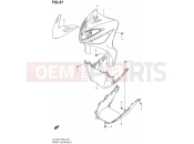 SUZUKI UX125 L1 (2011) Sixteen (P19) 37 - FRONT LEG SHIELD