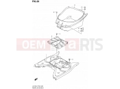 SUZUKI UX125 L1 (2011) Sixteen (P19) 39 - REAR LEG SHIELD