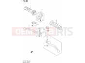 SUZUKI UX125 L1 (2011) Sixteen (P19) 44 - HANDLE LEVER