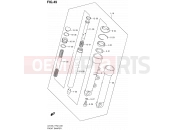 SUZUKI UX125 L1 (2011) Sixteen (P19) 49 - FRONT DAMPER
