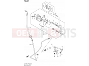 SUZUKI UX125 L1 (2011) Sixteen (P19) 57 - REAR CALIPER