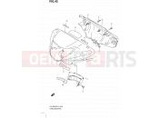 SUZUKI UX150 K8 (2008) Sixteen (P19) 42 - HANDLE COVER