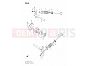 SUZUKI UX150 L0 (2010) Sixteen (P19) 9 - CAMSHAFT/VALVE