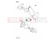 SUZUKI UX150 L0 (2010) Sixteen (P19) 15 - OIL PUMP