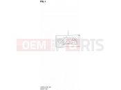 SUZUKI UZ50D L3 (2013) Lets (E27) 1 - GASKET SET