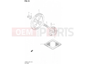 SUZUKI UZ50D L3 (2013) Lets (E27) 13 - OIL PUMP