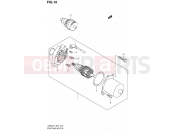 SUZUKI UZ50D L3 (2013) Lets (E27) 19 - STARTING MOTOR