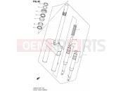 SUZUKI UZ50D L3 (2013) Lets (E27) 42 - FRONT FORK