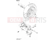 SUZUKI UZ50D L3 (2013) Lets (E27) 43 - FRONT WHEEL