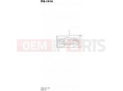 SUZUKI UZ50 L5 (2015) Lets (E27) 101A - GASKET SET